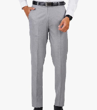 McHenry Mens Wrinkle-Free Stretchable Self Design Formal Trousers - 64% Off | Limited Time Deal